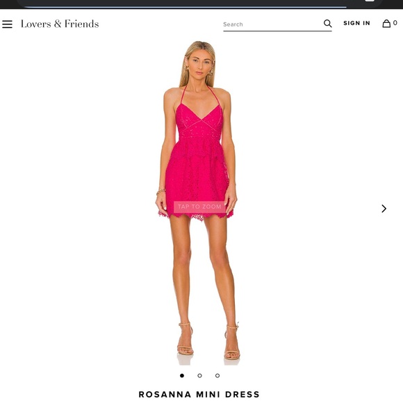 Lovers + Friends Dresses & Skirts - Lovers + Friends Rosanna Mini Dress in Paradise Pink